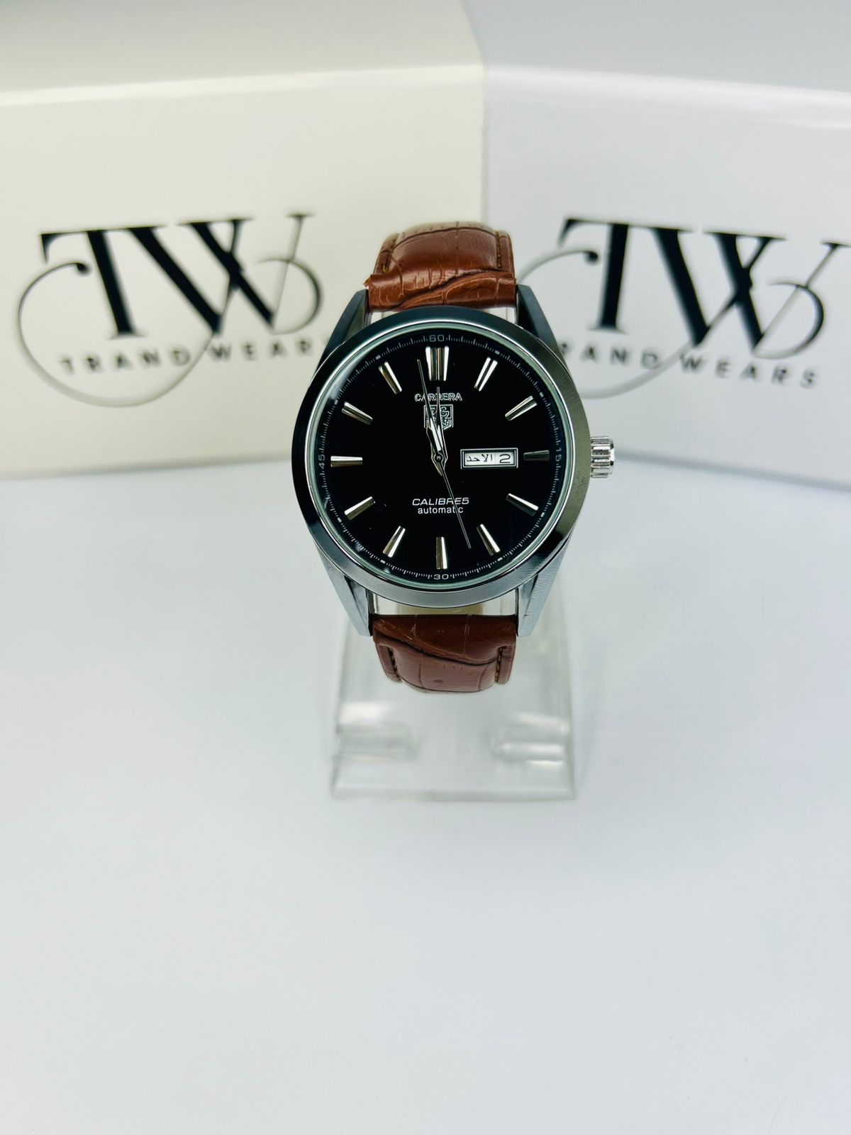 TW Classic Brown Strap Black Dial Watch