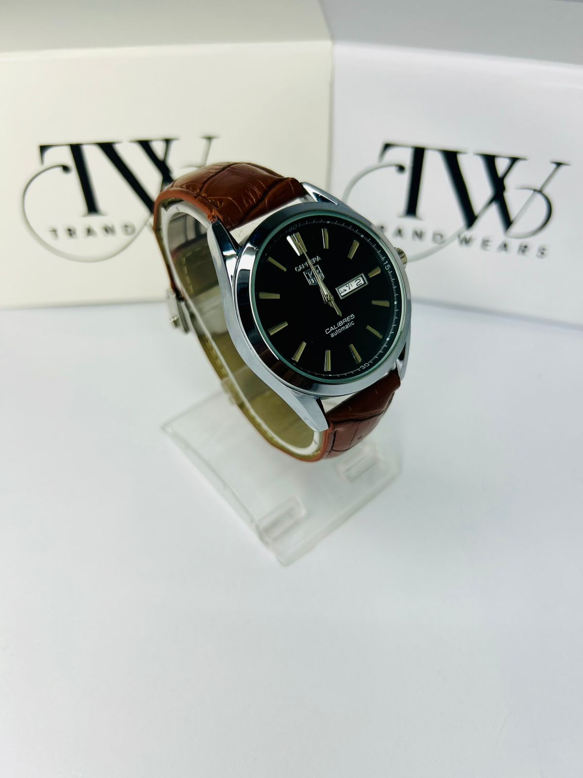 TW Classic Brown Strap Black Dial Watch