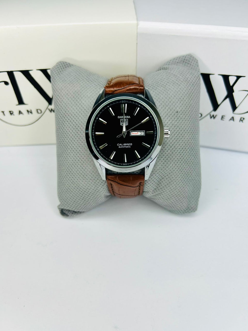 TW Classic Brown Strap Black Dial Watch