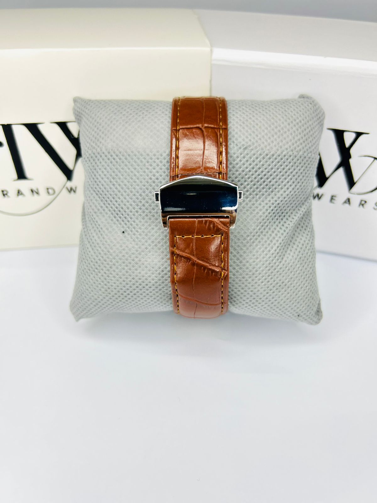 TW Classic Brown Strap Black Dial Watch