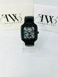 Men’s Square Dial Watch – Black Dial, Stylish Modern Analog Wrist Watch, Luxury Casual & Formal Watch