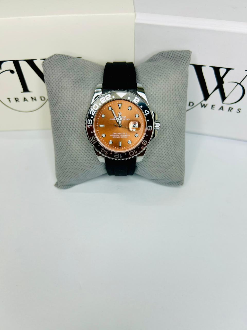 Bazel Strap Watch with Brown Dial – Stylish & Premium Design