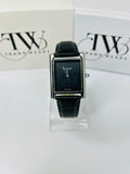 TW Black Strap Watch – Black Dial Sleek Design