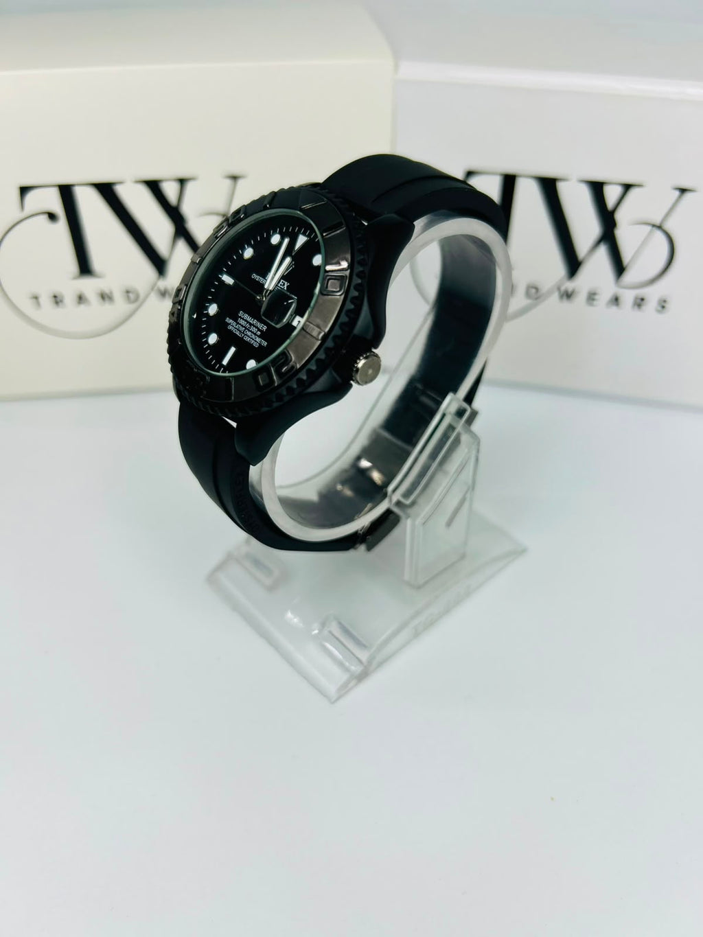 Bazel Strap Watch with Black Dial – Stylish & Premium Design
