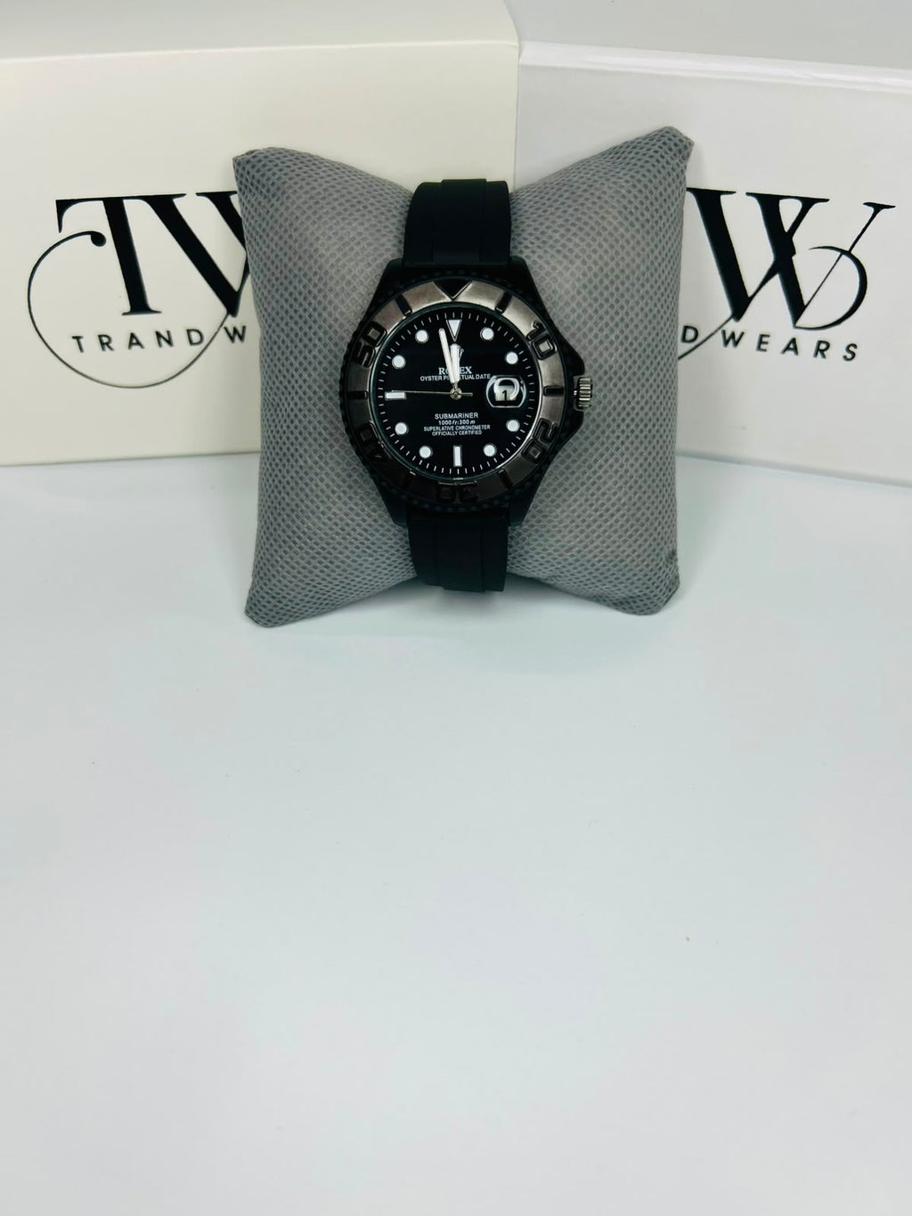 Bazel Strap Watch with Black Dial – Stylish & Premium Design