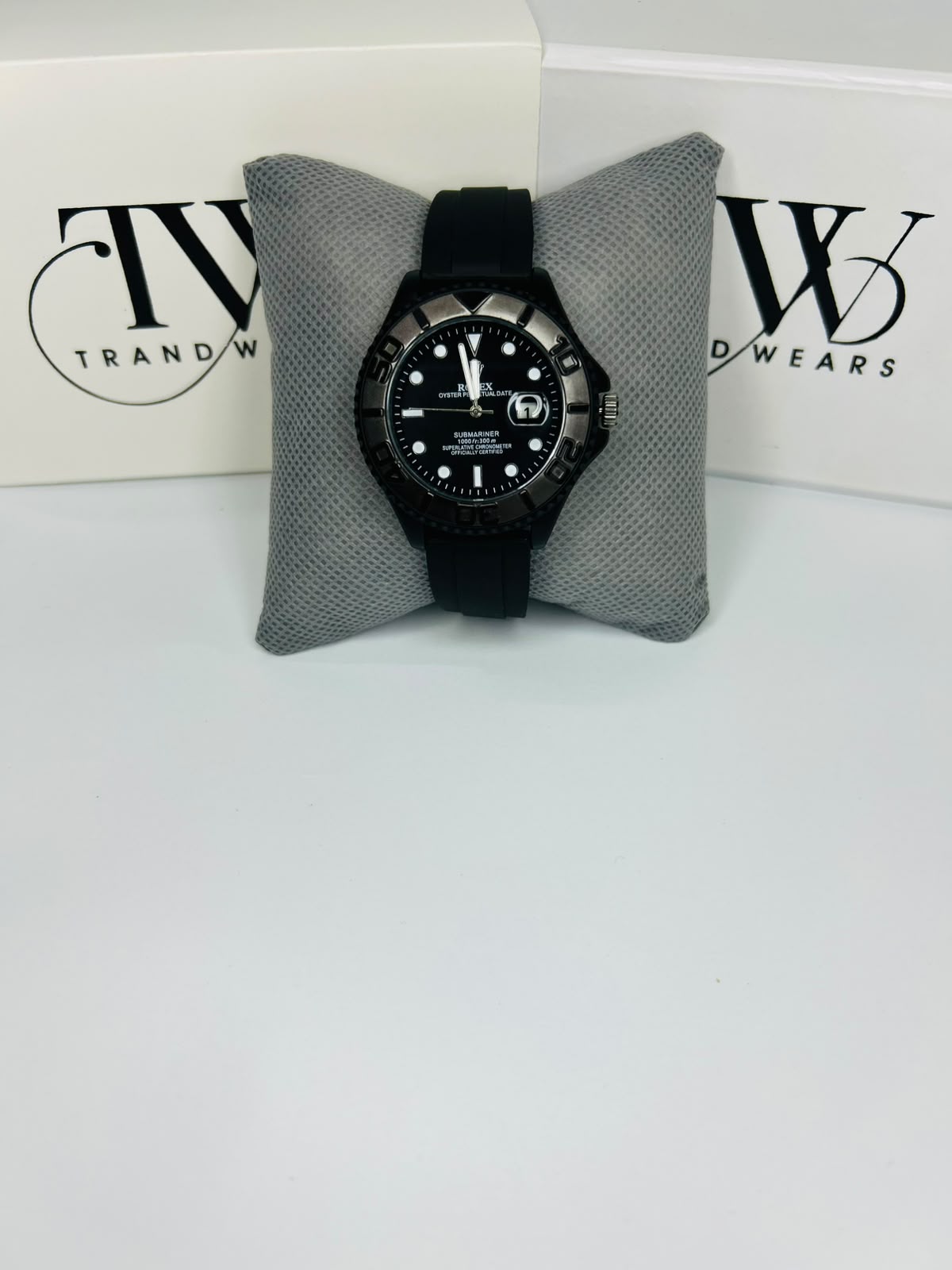 Bazel Strap Watch with Black Dial – Stylish & Premium Design