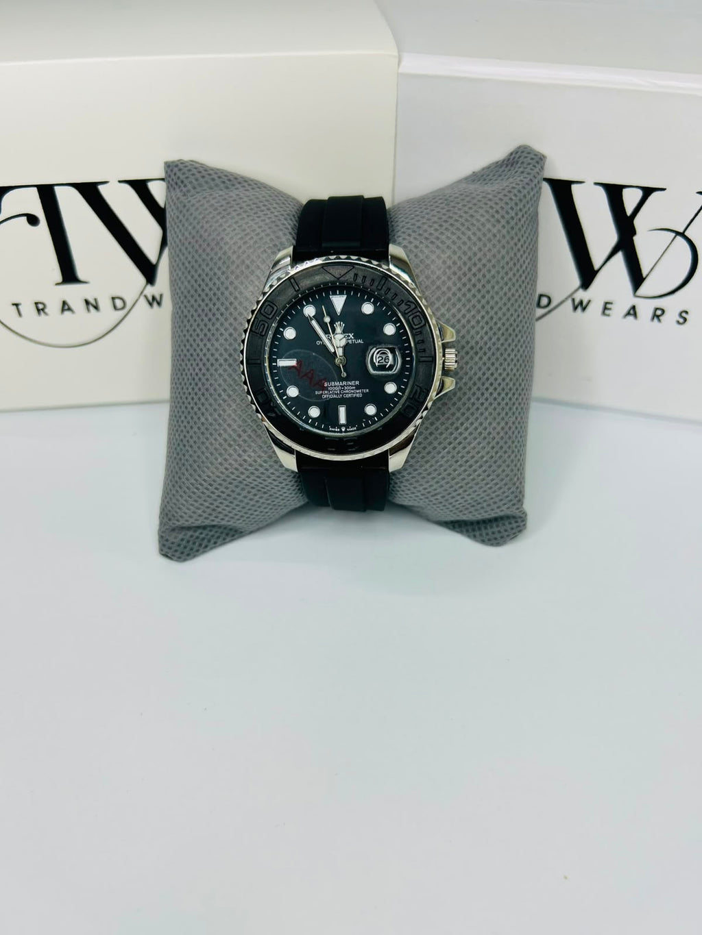 Bazel Strap Watch with Black Dial – Stylish & Premium Design