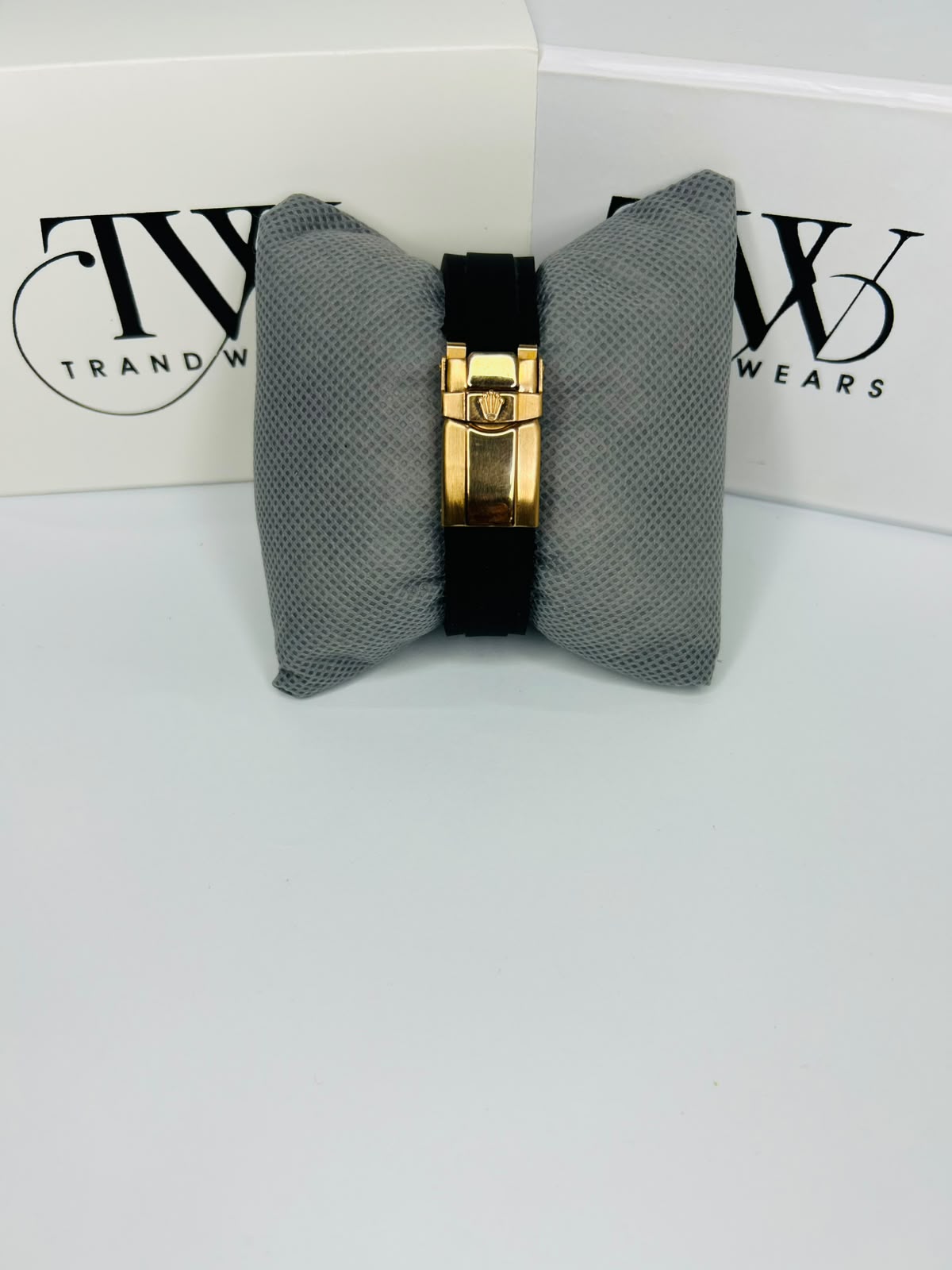 Bazel Strap Watch with Black Dial – Stylish & Premium Design