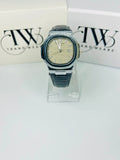 PP Gray Dial Date & Day Feature Stainless Steel Men's Watch – Quartz Analog Wrist Watch